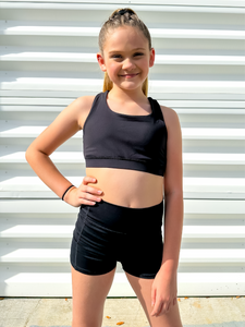 Youth Level Up Sports Bra – Peachy Pia