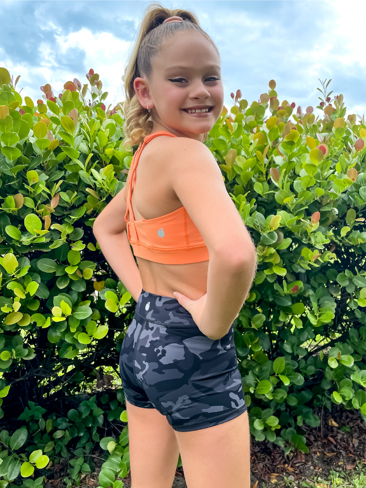 Youth spandex shorts sales